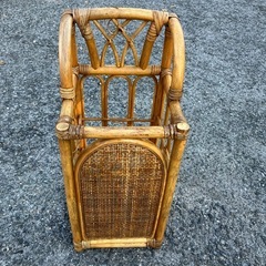 ラタン製　傘立ての画像