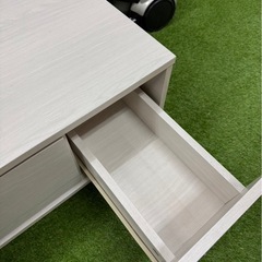 木製ドレッサー　化粧台　ホワイト　テーブルの画像