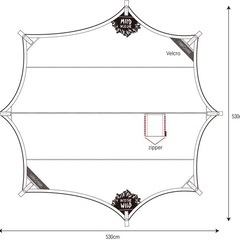 タープ SomAbito YANEURA TARPの画像