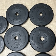 ※取引中　ダンベルプレート25kgシャフトセットの画像