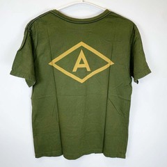【未使用】Almond Surfboards & Design アーモンドサーフボードデザイン DIAMOND A LOGO S/S 半袖Tシャツ ロゴ S カーキ TS1904SP ユニセックスの画像