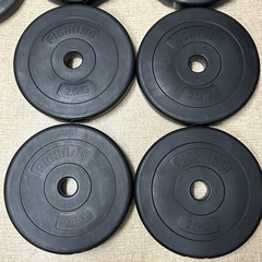 ※取引中　ダンベルプレート25kgシャフトセットの画像