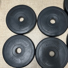 ※取引中　ダンベルプレート25kgシャフトセットの画像