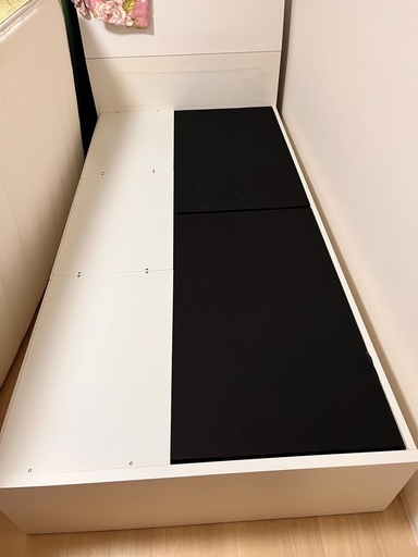 シングルベッド（コンセント付き・収納引き出し付き）マットレス有無OK – 25,000円 – 引き取り限定