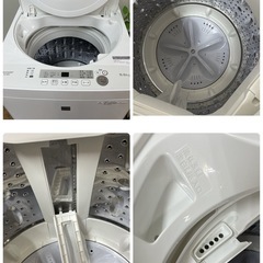 R532 ☀️ SHARP 洗濯機（洗濯5.5㎏) 18年製 ES-G5E5 ⭐ 動作確認済 ⭐ クリーニング済の画像