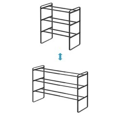 伸縮シューズラックの画像