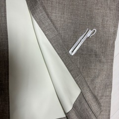 遮光1級カーテン 横100×縦190×2枚　レース付きの画像