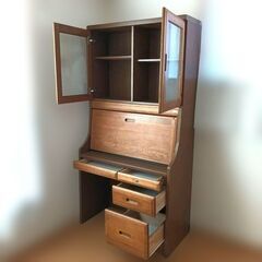 kyoei 学習机 本棚 引き出し ライト コンセント付の画像