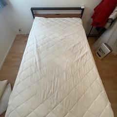 セミダブルベッド(フレーム・マットレス)の画像