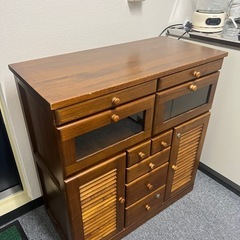 复古キャビネット／収納棚の画像