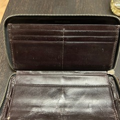 本皮の財布の画像