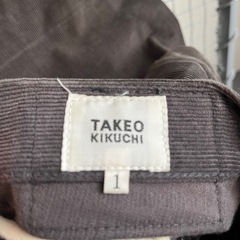 タケオキクチコーデュロイセットアップの画像