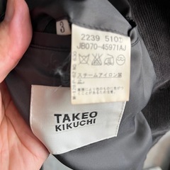 タケオキクチコーデュロイセットアップの画像