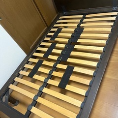 無印　セミダブルベッドの画像