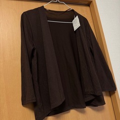 ALPHA CUBIC カーディガン　新品タグ付き　の画像