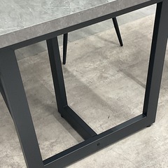 KK-9【新入荷　リサイクル品】モデルルーム展示品　モダンスタイル　ダイニング5点セットの画像