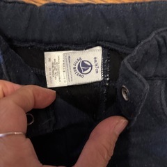 プチバトー　キルティングズボンの画像