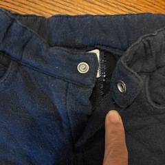 プチバトー　キルティングズボンの画像