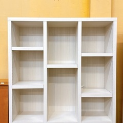 ハイシェルフ 無駄を省いたシンプルなデザインのシェルフ 収納棚 本棚の画像