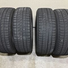 中古スタッドレスタイヤ4本　ブリヂストンVRX2（2022年購入）2005年型スバルフォレスター純正ホイール付きの画像