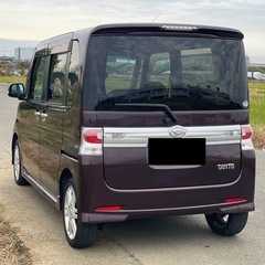 車検９年11月迄タントカスタムRSターボbluetoothTV修復無しETC禁煙車の画像