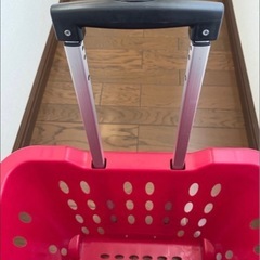 カゴキャリー・車輪付きカゴ・買い物カゴの画像