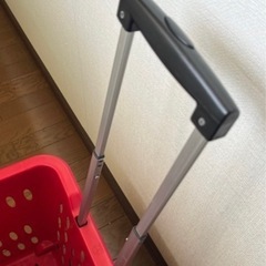 カゴキャリー・車輪付きカゴ・買い物カゴの画像