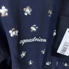 【未使用】SPOOKS スプークス April Jacket ジップアップパーカ S ネイビー レディース 乗馬 馬術の画像