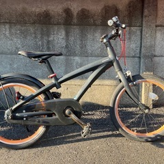 NO:13 子供自転車ブラック　BRIDGESTONE LEVENA 18インチ    の画像