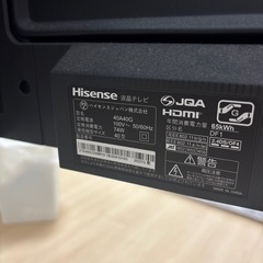 ハイセンステレビ　40A40Gの画像