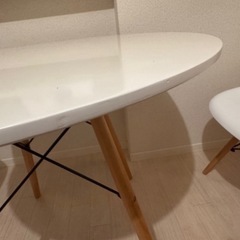 イームズ　テーブルセット　イス二脚セットの画像