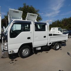 H22 エルフ　1.5トン 　平ボディー　Wキャブ 251127の画像