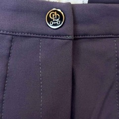 【未使用】Accademia Italiana アカデミアイタリアーナ キュロット パンツ パワーグリップ 44 パープル レディース 乗馬ズボン 馬術の画像