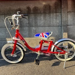 No.14 子供自転車　赤　MINI 14インチの画像