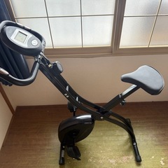 リオレス フィットネスバイクX2 静音 小型サイズ ブラックの画像