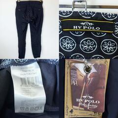 【未使用】HV POLO キュロット パンツ LUCILLA FG フルグリップ 38 ネイビー 115897 レディース 乗馬ズボン 馬術の画像