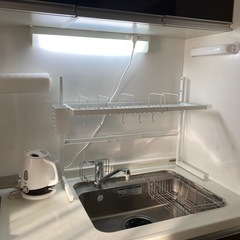 【IKEA】伸長可能水切り棚の画像