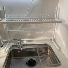 【IKEA】伸長可能水切り棚の画像