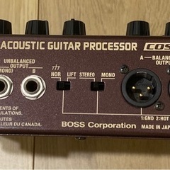 BOSS AD-8 アコースティックギタープロセッサーの画像