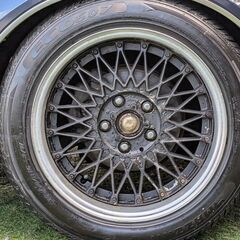 ローンは毎月17,600円～　日産　グロリア　グランツーリスモSV　V6ツインカムターボ　タイベル交換済み　社外マフラー　ローダウン　WORK16インチメッシュアルミホイール　パワーシート　の画像