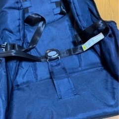 美品カトージ二人乗りベビーカー　専用レインカバー・リアシート付きの画像