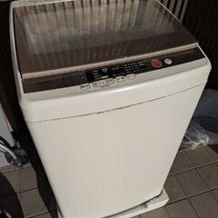 aqua インバーター洗濯機7kg 実働の画像