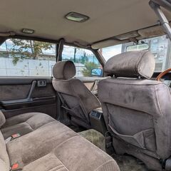 ローンは毎月17,600円～　日産　グロリア　グランツーリスモSV　V6ツインカムターボ　タイベル交換済み　社外マフラー　ローダウン　WORK16インチメッシュアルミホイール　パワーシート　の画像