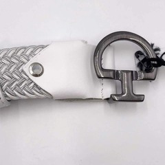 【未使用】CAVALLERIA TOSCANA カヴァレリア トスカーナ ベルト Elastic Belt CT Clasp L ホワイト レディース 乗馬 馬術の画像