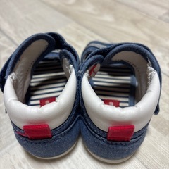 子ども用スニーカー・サンダル中古ムーンスター黒アンパンマン・ミキハウスの画像