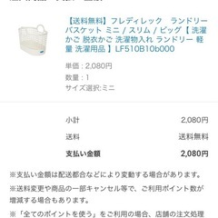 【新品未使用】フレディレック Freddy Leckランドリーバスケット ミニの画像