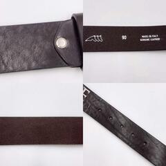 エクイライン EQUILINE ベルト レザー 90 ブラウン ユニセックス 乗馬 馬術の画像