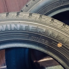 ★ミゾ深★スタッドレス　ダンロップ　ウインターマックス02 155/65R14 2本セット の画像