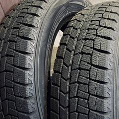 ★ミゾ深★スタッドレス　ダンロップ　ウインターマックス02 155/65R14 2本セット の画像