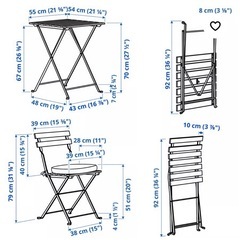 ほぼ新品&限定モデル IKEAテーブル＆チェア の画像